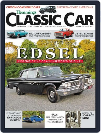 Hemmings Classic Car February 1st, 2018 Digital Back Issue Cover