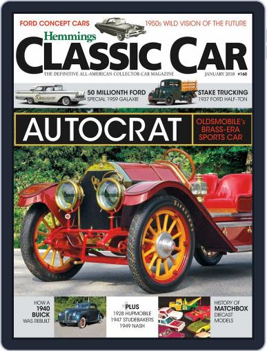 Hemmings Classic Car January 1st, 2018 Digital Back Issue Cover