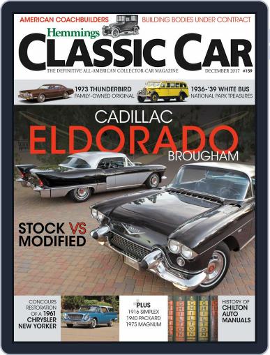 Hemmings Classic Car December 1st, 2017 Digital Back Issue Cover