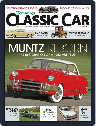 Hemmings Classic Car April 1st, 2017 Digital Back Issue Cover