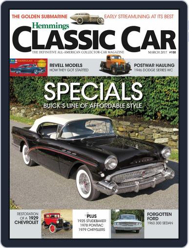 Hemmings Classic Car March 1st, 2017 Digital Back Issue Cover
