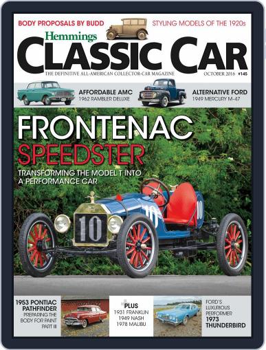 Hemmings Classic Car October 1st, 2016 Digital Back Issue Cover