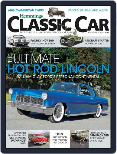 Hemmings Classic Car September 1st, 2016 Digital Back Issue Cover