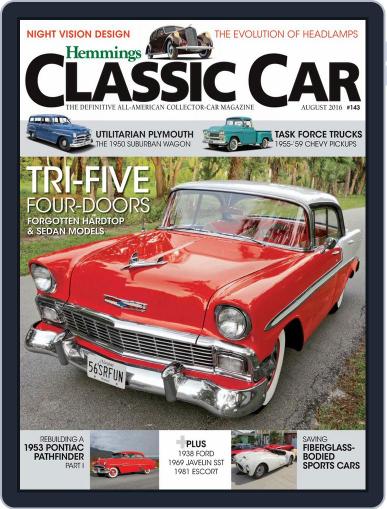 Hemmings Classic Car August 1st, 2016 Digital Back Issue Cover