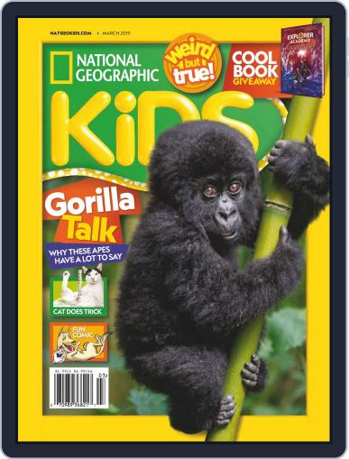 National Geographic Kids March 1st, 2019 Digital Back Issue Cover