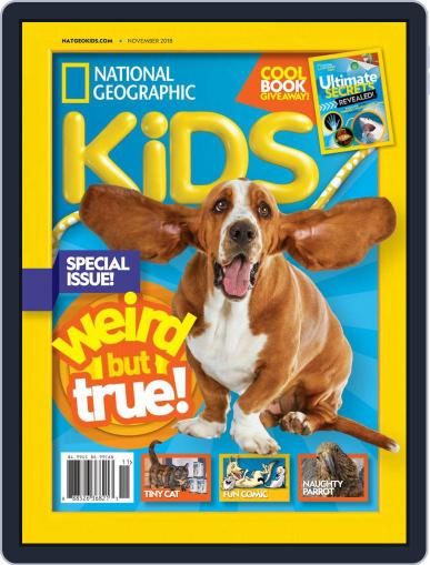 National Geographic Kids November 1st, 2018 Digital Back Issue Cover