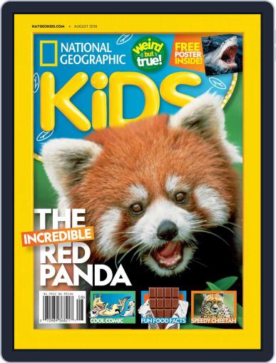 National Geographic Kids August 1st, 2018 Digital Back Issue Cover