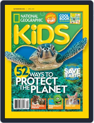 National Geographic Kids April 1st, 2018 Digital Back Issue Cover