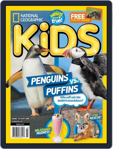 National Geographic Kids March 1st, 2018 Digital Back Issue Cover