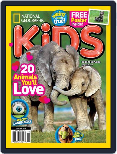 National Geographic Kids February 1st, 2018 Digital Back Issue Cover