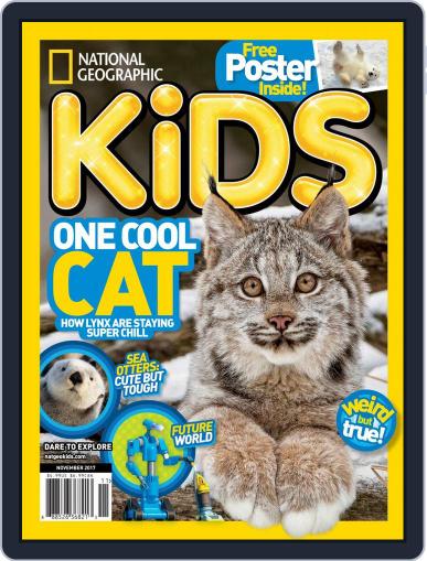 National Geographic Kids November 1st, 2017 Digital Back Issue Cover