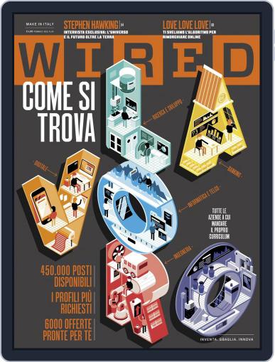 Wired Italia February 5th, 2015 Digital Back Issue Cover