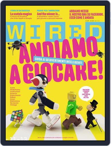Wired Italia October 31st, 2013 Digital Back Issue Cover