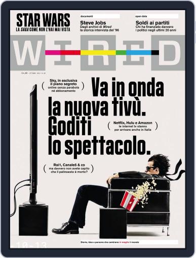 Wired Italia October 8th, 2013 Digital Back Issue Cover