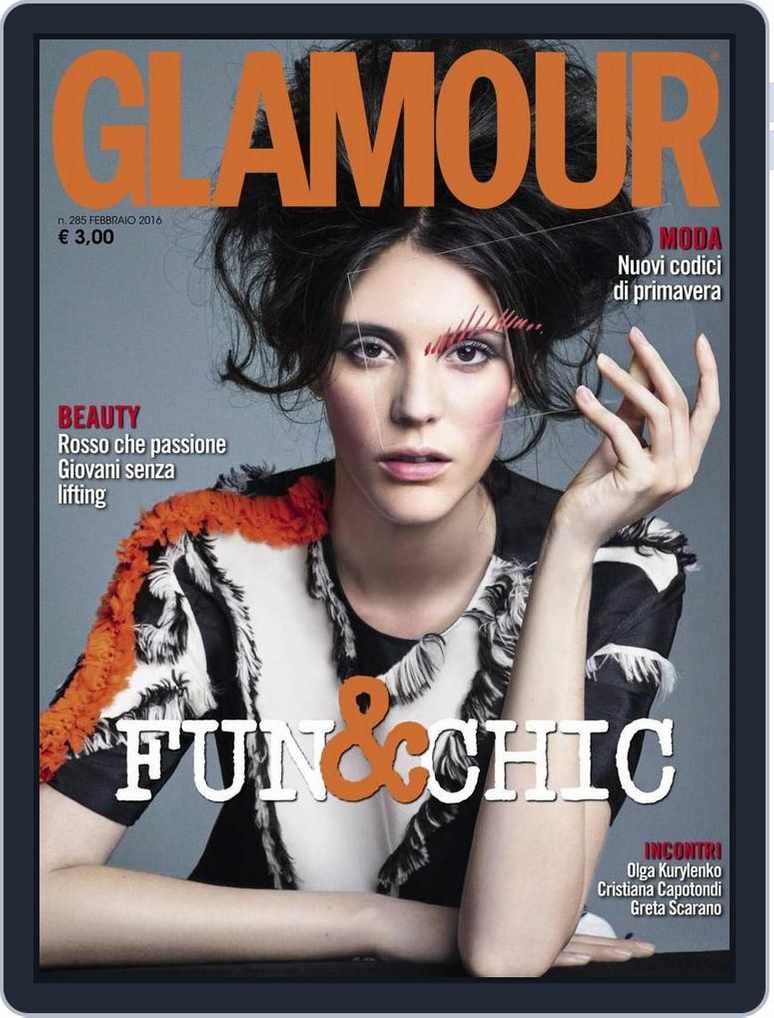 Telemacos Saucer beundring Glamour Italia Febbraio 2016 (Digital) - DiscountMags.com