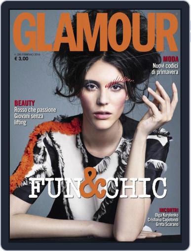 Glamour Italia January 30th, 2016 Digital Back Issue Cover