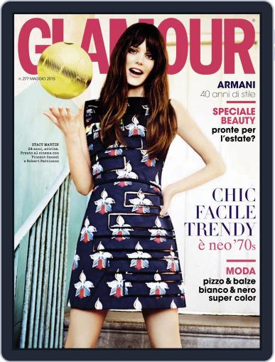 Glamour Italia April 24th, 2015 Digital Back Issue Cover