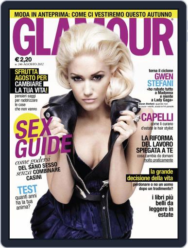 Glamour Italia August 3rd, 2012 Digital Back Issue Cover