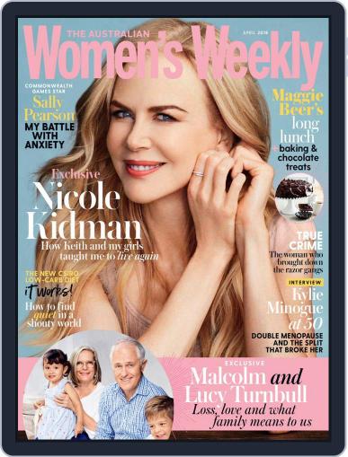 The Australian Women's Weekly April 1st, 2018 Digital Back Issue Cover