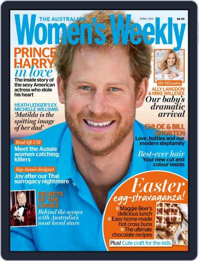 The Australian Women's Weekly April 1st, 2017 Digital Back Issue Cover