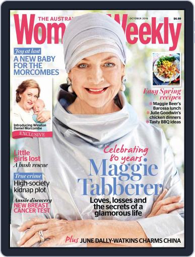 The Australian Women's Weekly October 1st, 2016 Digital Back Issue Cover