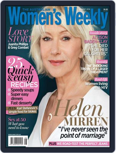 The Australian Women's Weekly July 30th, 2014 Digital Back Issue Cover