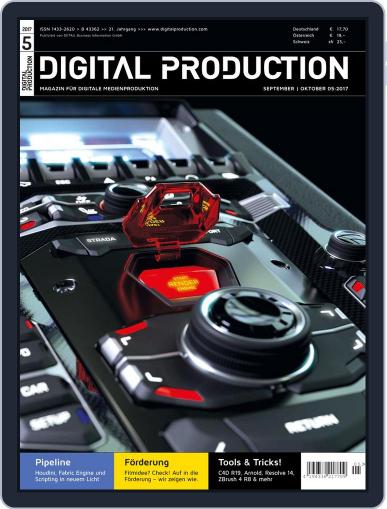 Digital Production September 1st, 2017 Digital Back Issue Cover