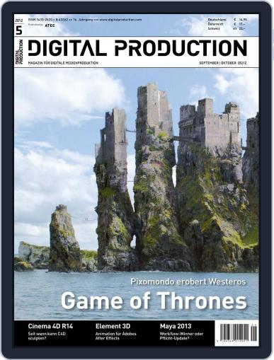 Digital Production September 4th, 2012 Digital Back Issue Cover