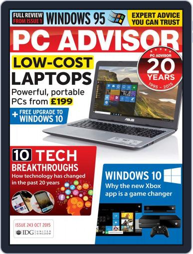 Tech Advisor September 30th, 2015 Digital Back Issue Cover