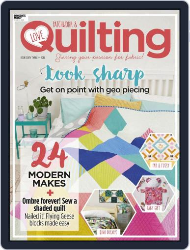 Love Patchwork & Quilting October 1st, 2018 Digital Back Issue Cover