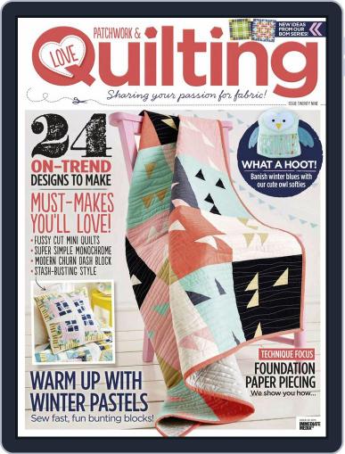 Love Patchwork & Quilting December 15th, 2015 Digital Back Issue Cover