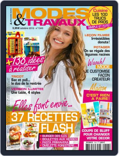 Modes & Travaux September 3rd, 2012 Digital Back Issue Cover