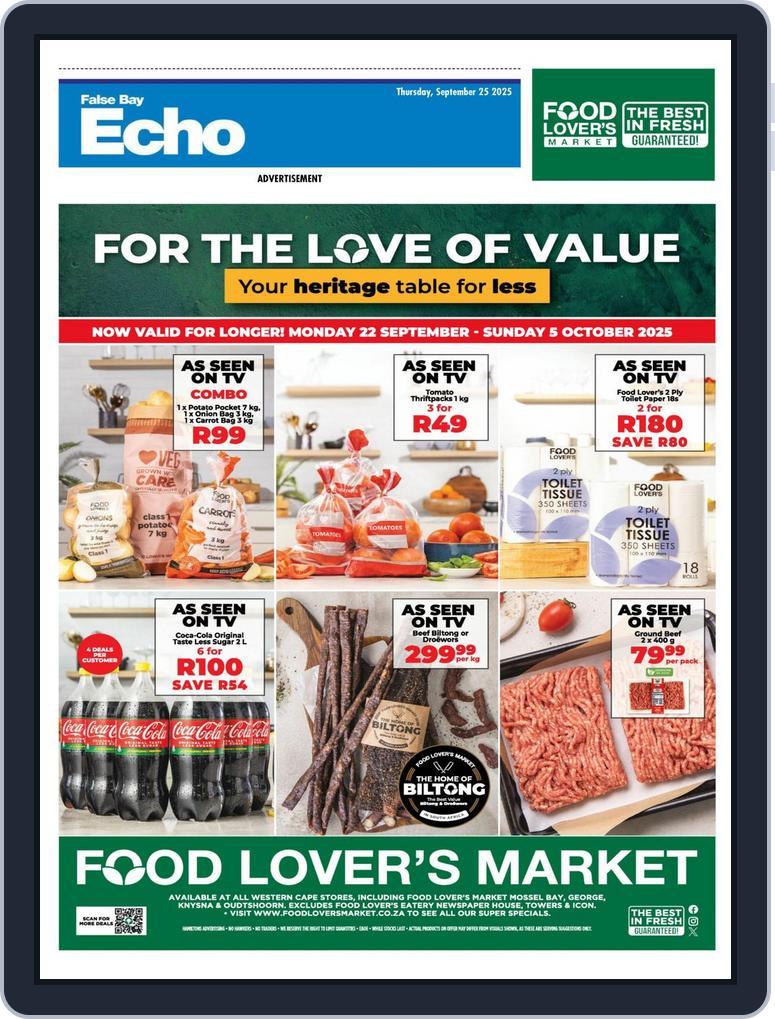False Bay Echo (Digital) Subscription