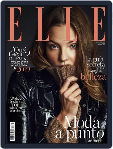 Elle España January 1st, 2019 Digital Back Issue Cover