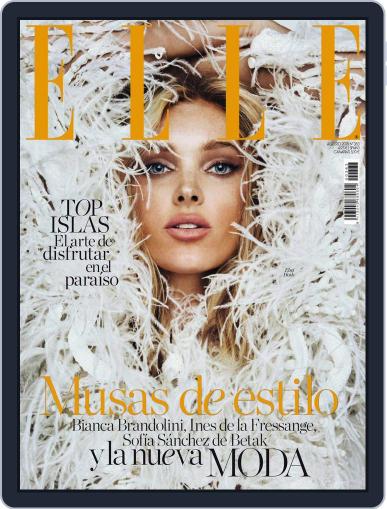 Elle España August 1st, 2018 Digital Back Issue Cover