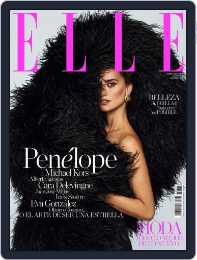 Elle España February 1st, 2018 Digital Back Issue Cover