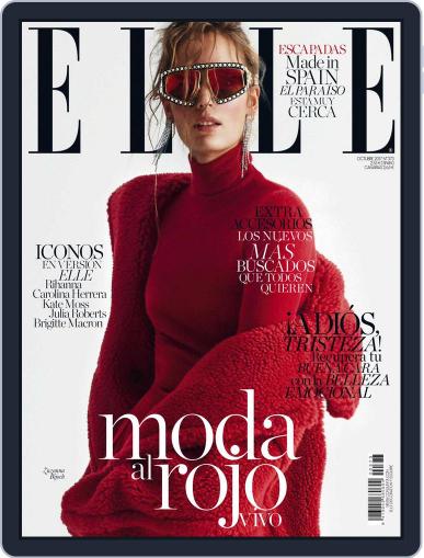 Elle España October 1st, 2017 Digital Back Issue Cover