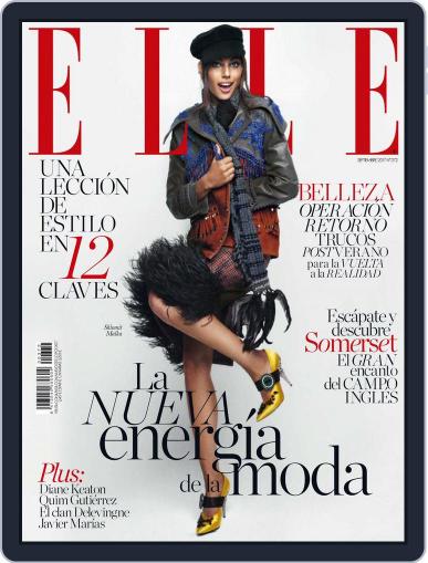 Elle España September 1st, 2017 Digital Back Issue Cover