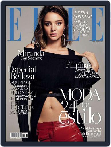 Elle España November 1st, 2016 Digital Back Issue Cover