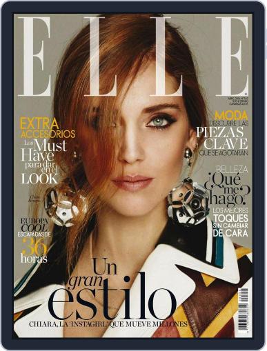 Elle España March 18th, 2016 Digital Back Issue Cover