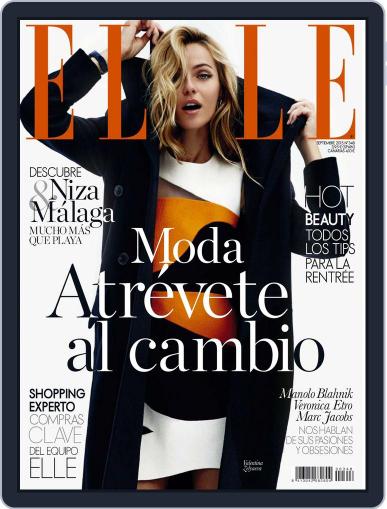 Elle España September 1st, 2015 Digital Back Issue Cover