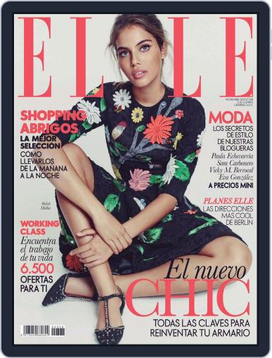 Elle España October 21st, 2014 Digital Back Issue Cover