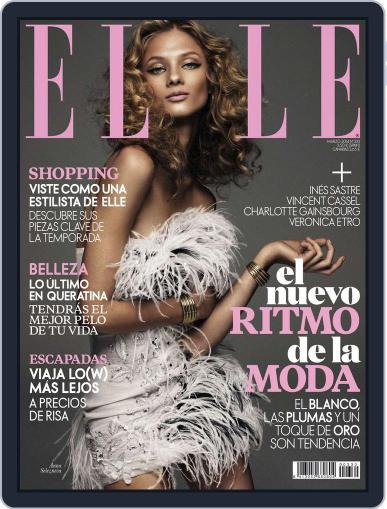 Elle España February 19th, 2014 Digital Back Issue Cover