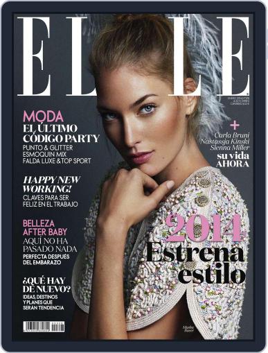 Elle España December 19th, 2013 Digital Back Issue Cover