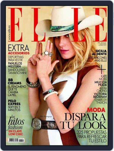 Elle España March 22nd, 2012 Digital Back Issue Cover