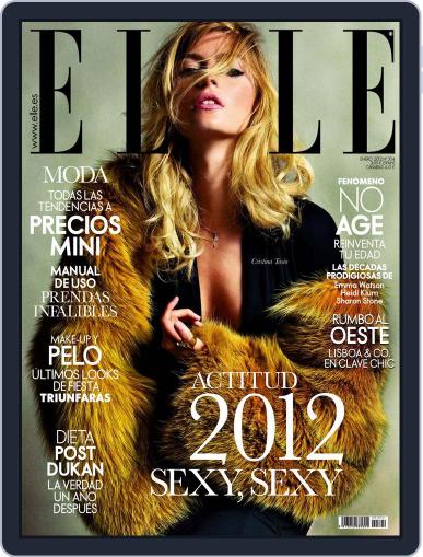 Elle España December 21st, 2011 Digital Back Issue Cover