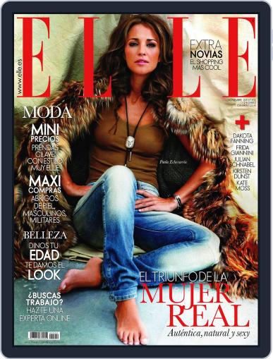 Elle España November 10th, 2011 Digital Back Issue Cover