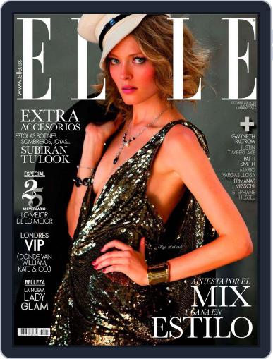 Elle España September 22nd, 2011 Digital Back Issue Cover