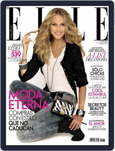 Elle España September 16th, 2009 Digital Back Issue Cover