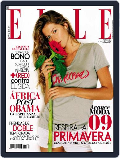 Elle España January 19th, 2009 Digital Back Issue Cover